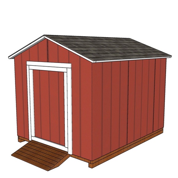 8x10 Cheap Shed Plans - Picture 1 of 4
